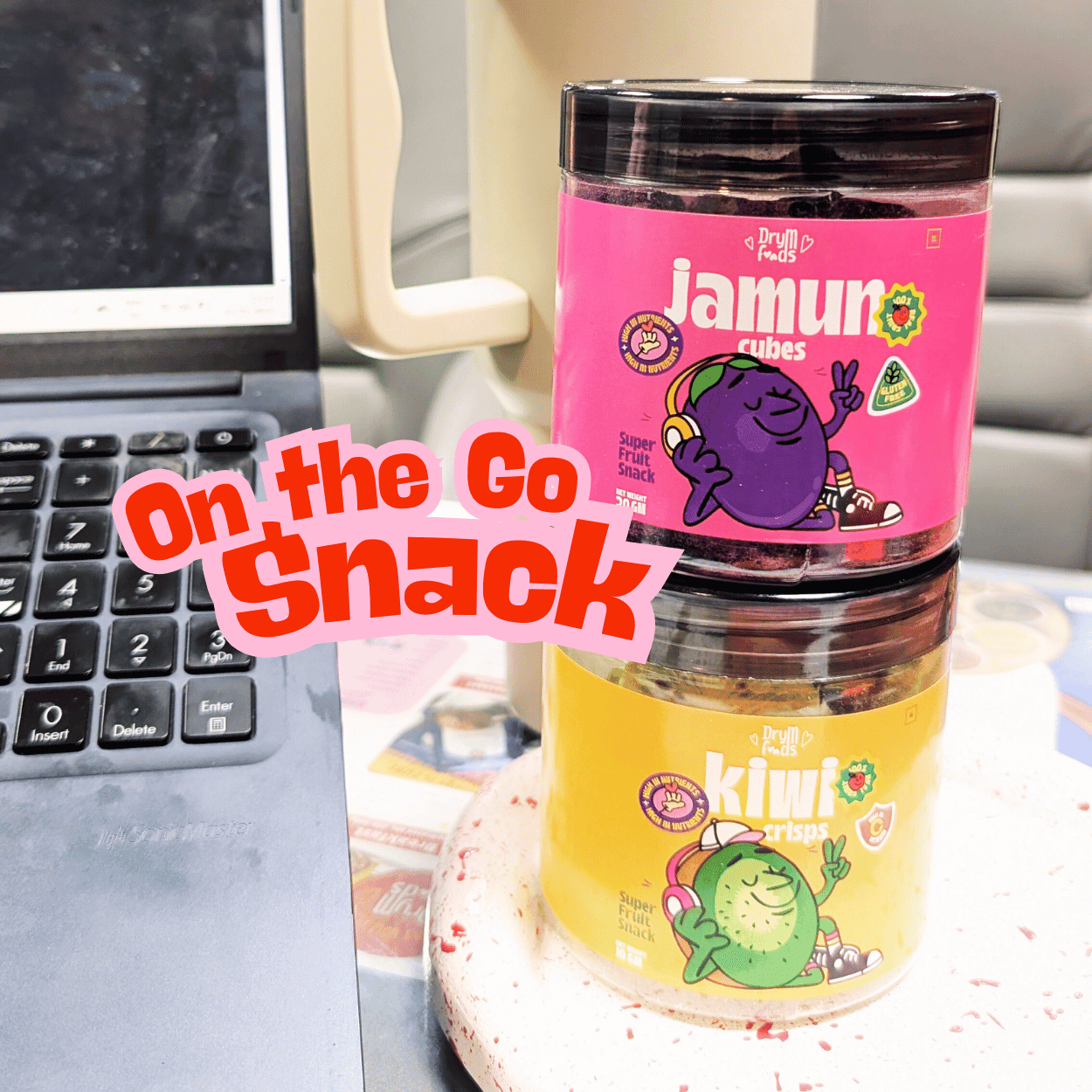 Jamun Cubes 100g Freeze Dried - Premium Quality Indian Blackberry Snack-Blueberry Botanicals