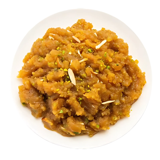 Jain Moongdal Halwa 80g | Satvik Lentil Dessert | Blueberry Botanicals