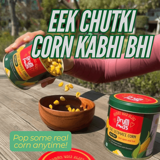 Freeze Dried Punjabi Tadka Corn Popper 6g | Blueberry Botanicals
