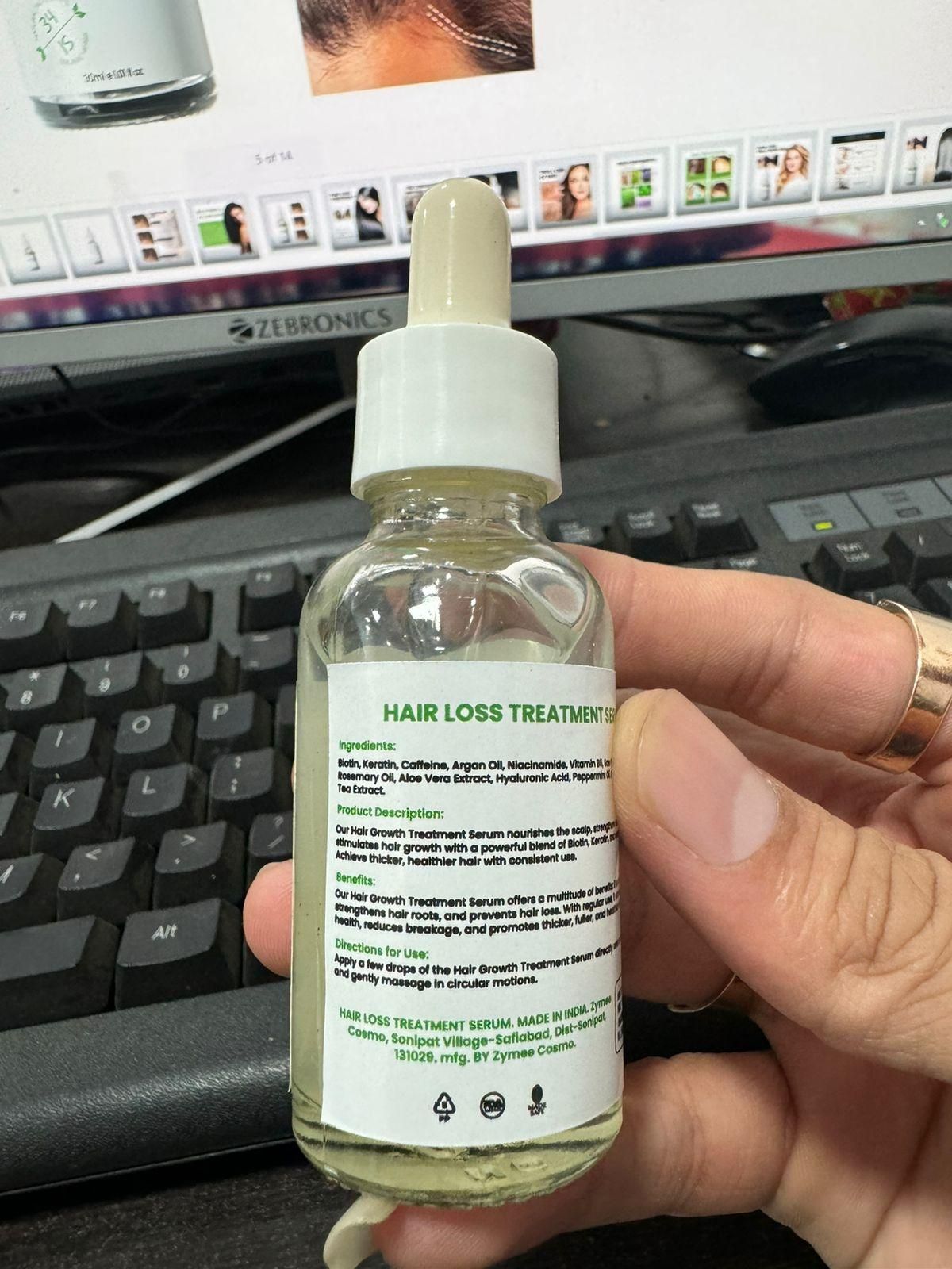 Authentic Ayurvedic Hair Wellness Serum 30ml - Natural Hair Nourishment Pack of 2 | Blueberry Botanicals