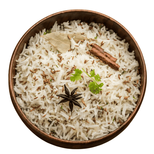Jain Jeera Rice 70g - Satvik Cumin Rice Ready to Eat- Blueberry Botanicals