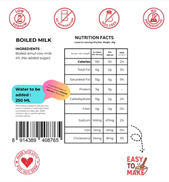 Dried Boiled Milk 36g | Freeze Dried Milk