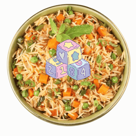 Toddler Veg Biryani 90g | Mild Vegetable Rice | Blueberry Botanicals