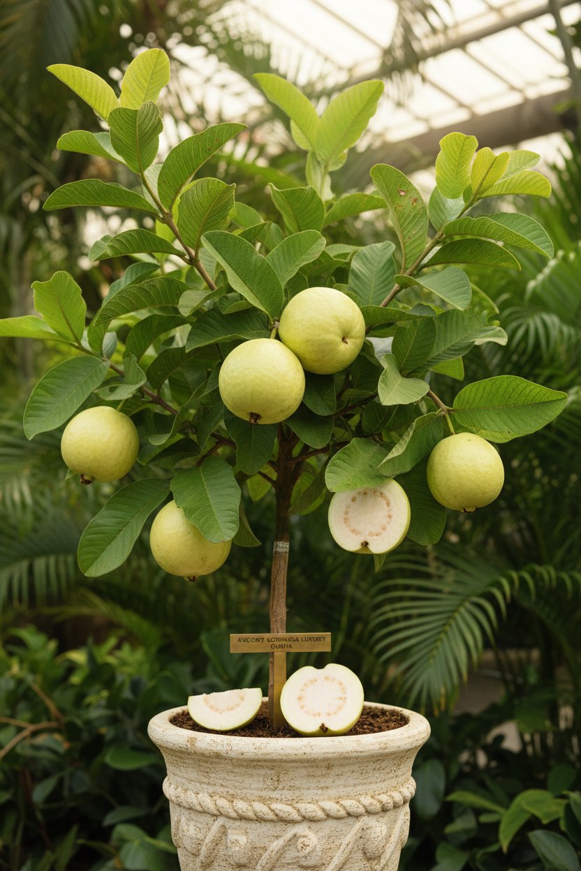Allahabad Safeda Guava Grafted Plant | Psidium guajava Allahabad Safeda | White Flesh Guava Tree India