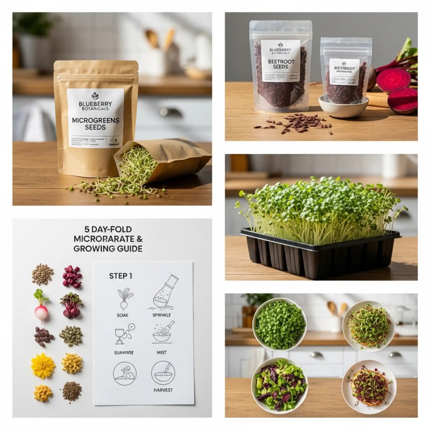 Beetroot Microgreens Seeds 50g – Vibrant Red Nutrient-Dense Greens – Premium Quality
