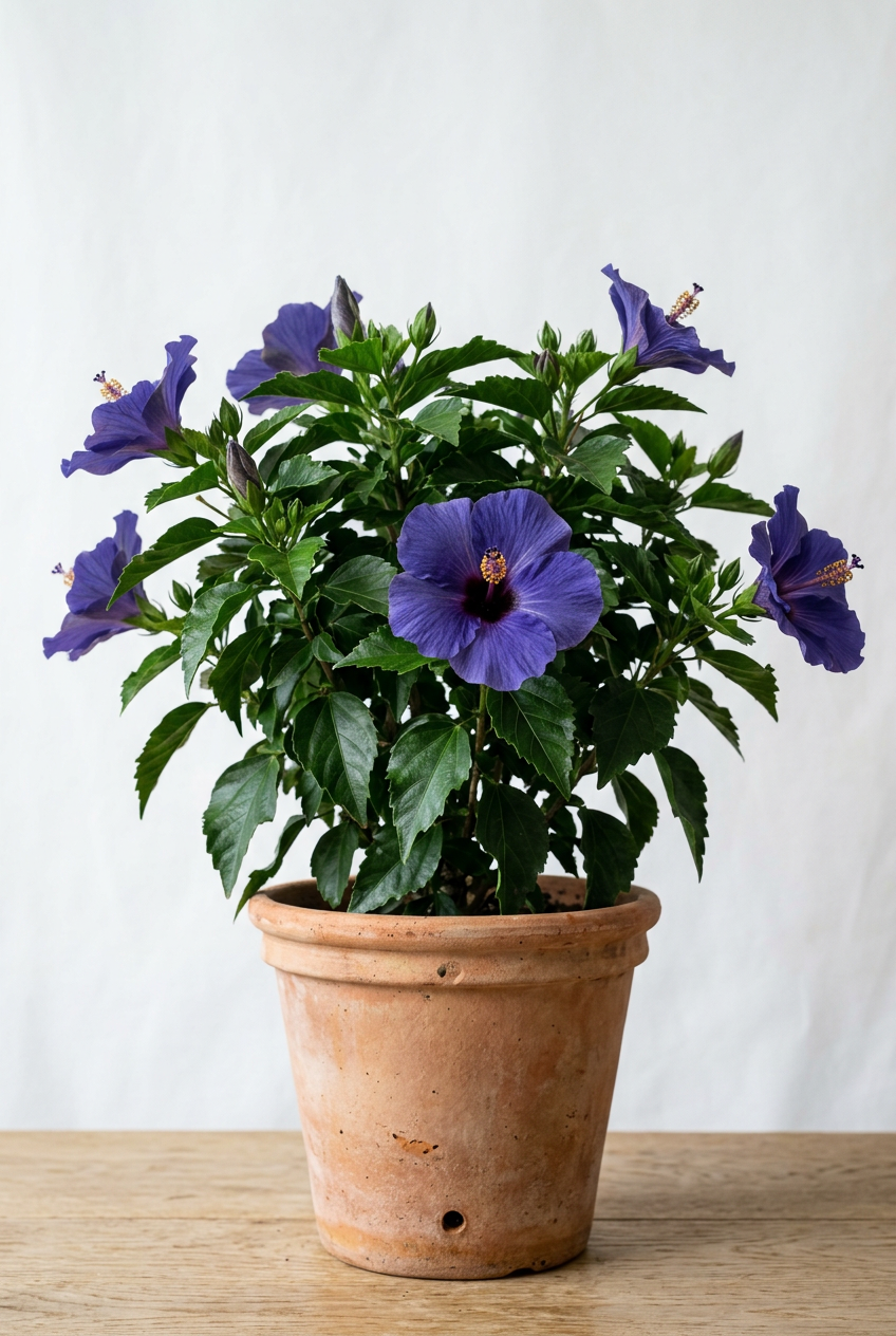 Blue Hibiscus Plant