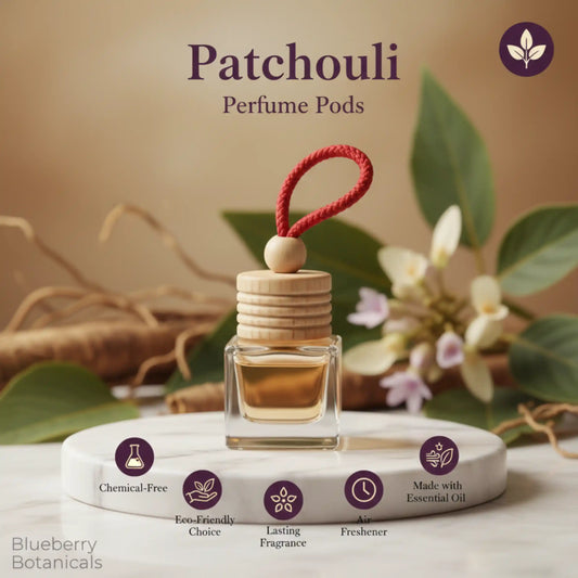 Patchouli Car Air Freshener 10ml 45-Day Earthy Musk