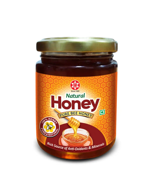 Pure Honey 250g - Natural Sweetener & Ayurvedic Wellness Booster- blueberry Botanicals