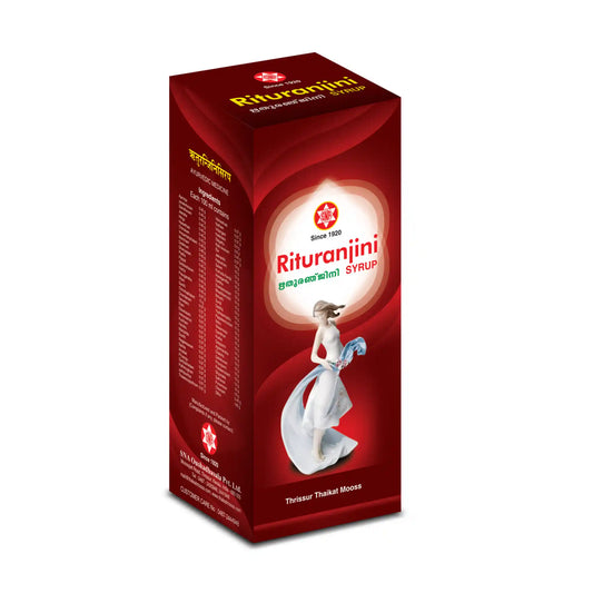 Rituranjini Syrup 200ml Ayurvedic Support for Respiratory & Menstrual Wellness - Premium Quality-Blueberry Botanicals
