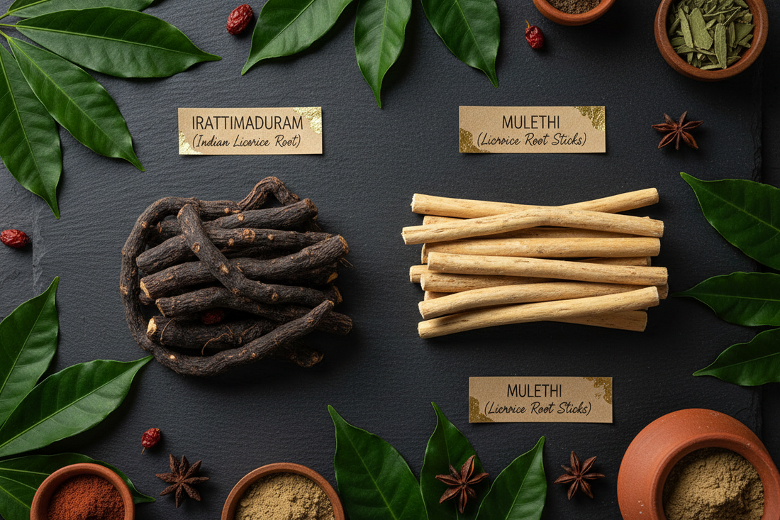 Irattimadhuram vs Mulethi — Same or Different? | Blueberry Botanicals