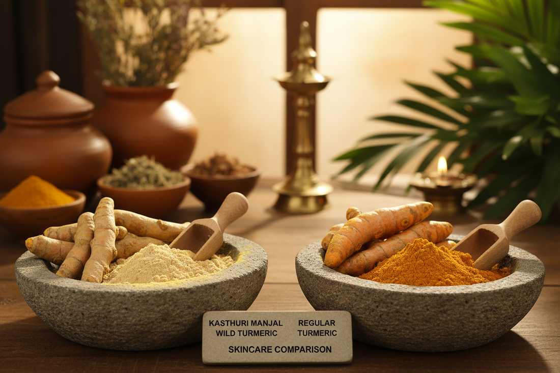 Kasthuri Manjal vs Regular Turmeric — What’s the Difference for Skincare?