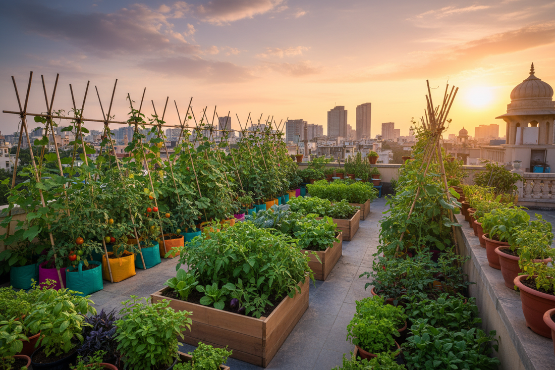 Terrace Gardening in India: Complete Guide to Rooftop Kitchen Gardens