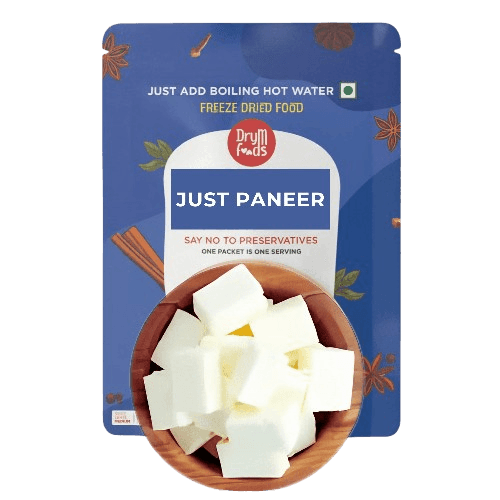Just Paneer 50g - Ready to Eat Freeze Dried Cottage Cheese I Blueberry Botanicals