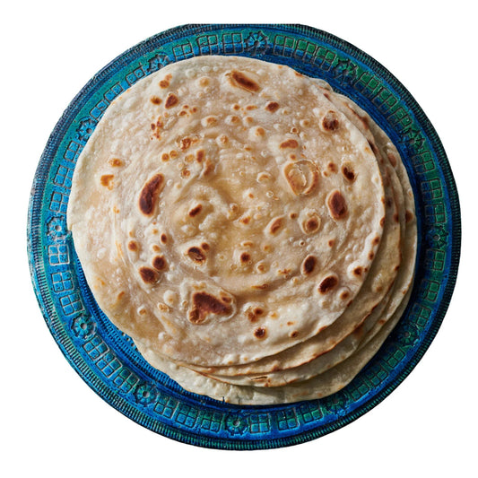 Fresh Chapatis Pack 5 - Ready Heat Indian Flatbread- Blueberry Botanicals