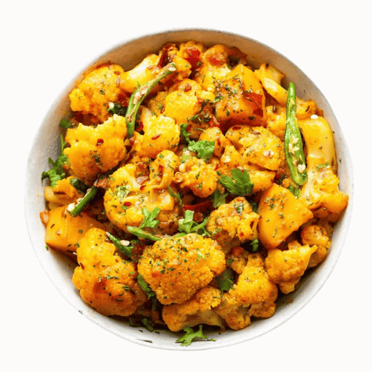 Instant Gobhi Aloo 100g - Cauliflower Potato Curry- Blueberry Botanicals