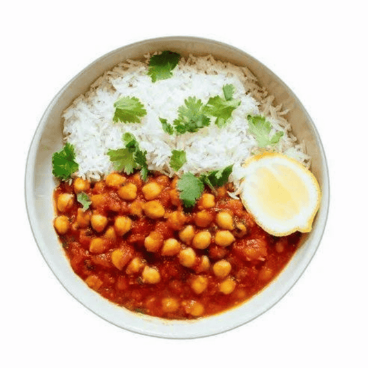 Instant Chole Chawal 100g - Chickpea Rice Curry Ready- Blueberry Botanicals