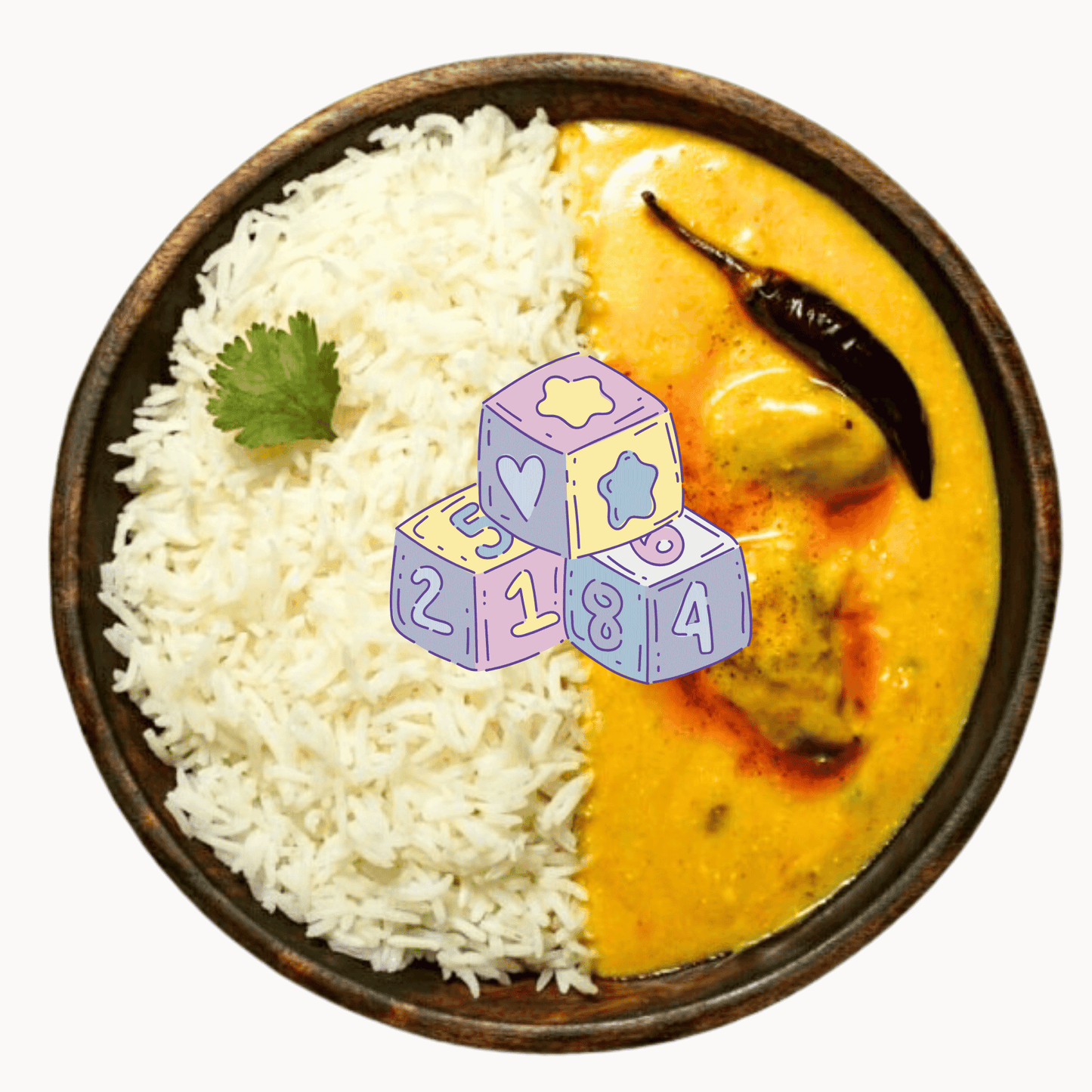 Toddler Kadi Chawal 100g - Ready to Eat Baby Food Yogurt Rice Curry I Blueberry Botanicals