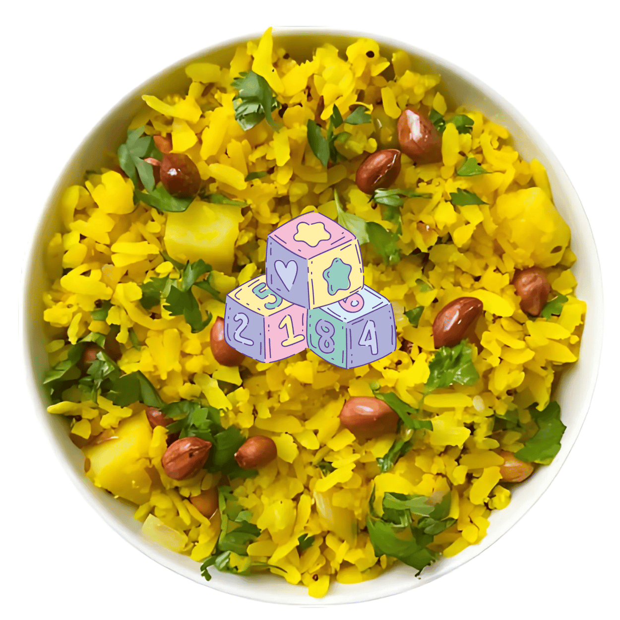 Toddler Poha 100g - Ready to Eat Baby Food Flattened Rice I Blueberry Botanicals