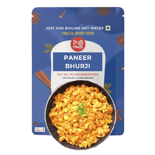 Instant Paneer Bhurji 100g - Scrambled Cottage Cheese- Blueberry Botanicals