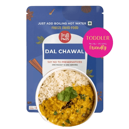 Toddler Dal Chawal 100g - Ready to Eat Baby Food Lentil Rice I Blueberry Botanicals