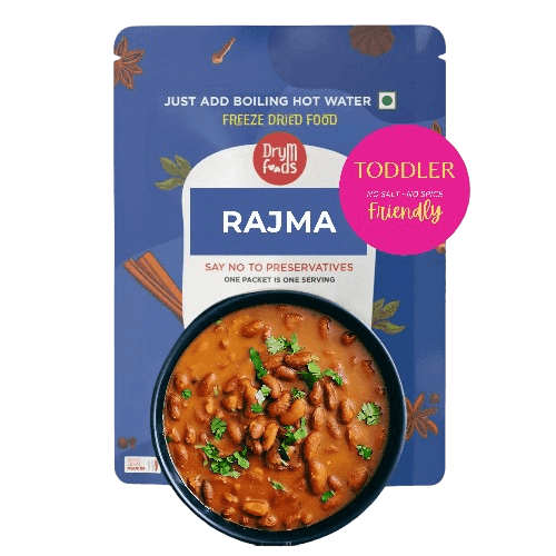 Toddler Rajma 100g - Ready to Eat Baby Food Kidney Bean Curry I Blueberry Botanicals