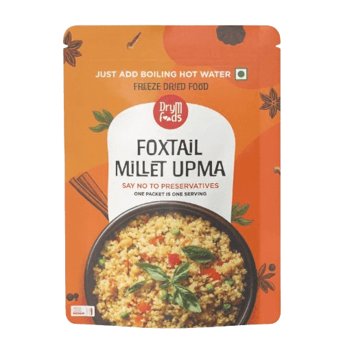 Instant Foxtail Millet Upma 100g - Healthy Breakfast- Blueberry Botanicals