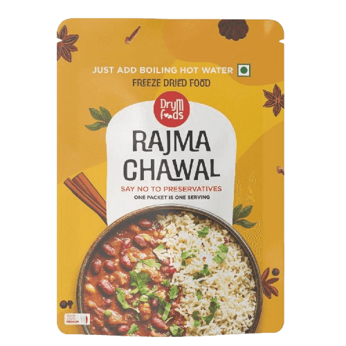 Instant Rajma Chawal 100g - Kidney Bean Rice Curry- Blueberry Botanicals