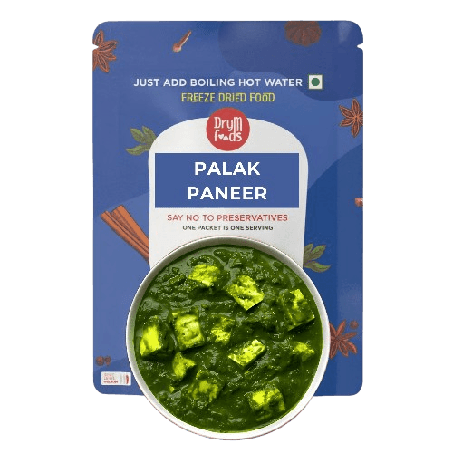Instant Palak Paneer 100g - Spinach Cottage Cheese Curry- Blueberry Botanicals