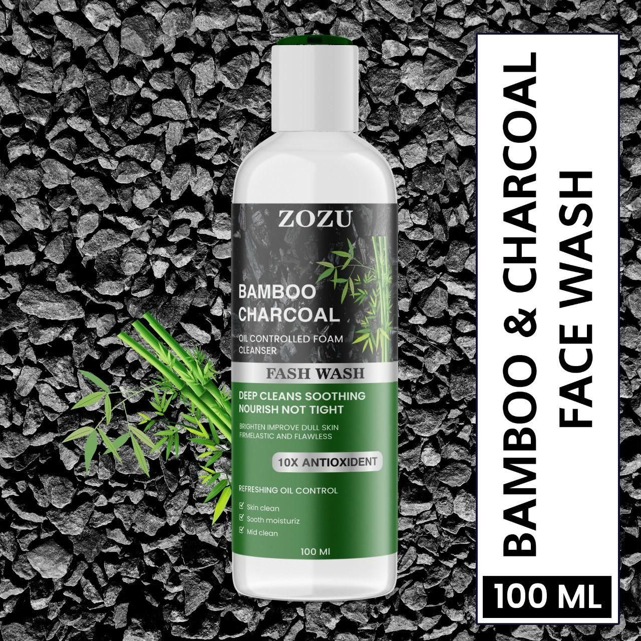 ZOZU Charcoal Face Wash 100ml Pack of 2 | Blueberry
