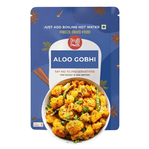 Instant Gobhi Aloo 100g - Cauliflower Potato Curry- Blueberry Botanicals