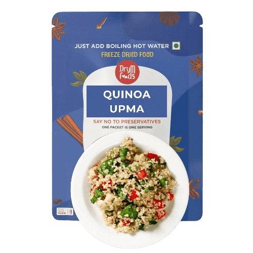 Quinoa Upma 70g - Healthy Freeze Dried Meal Ready- Blueberry Botanicals