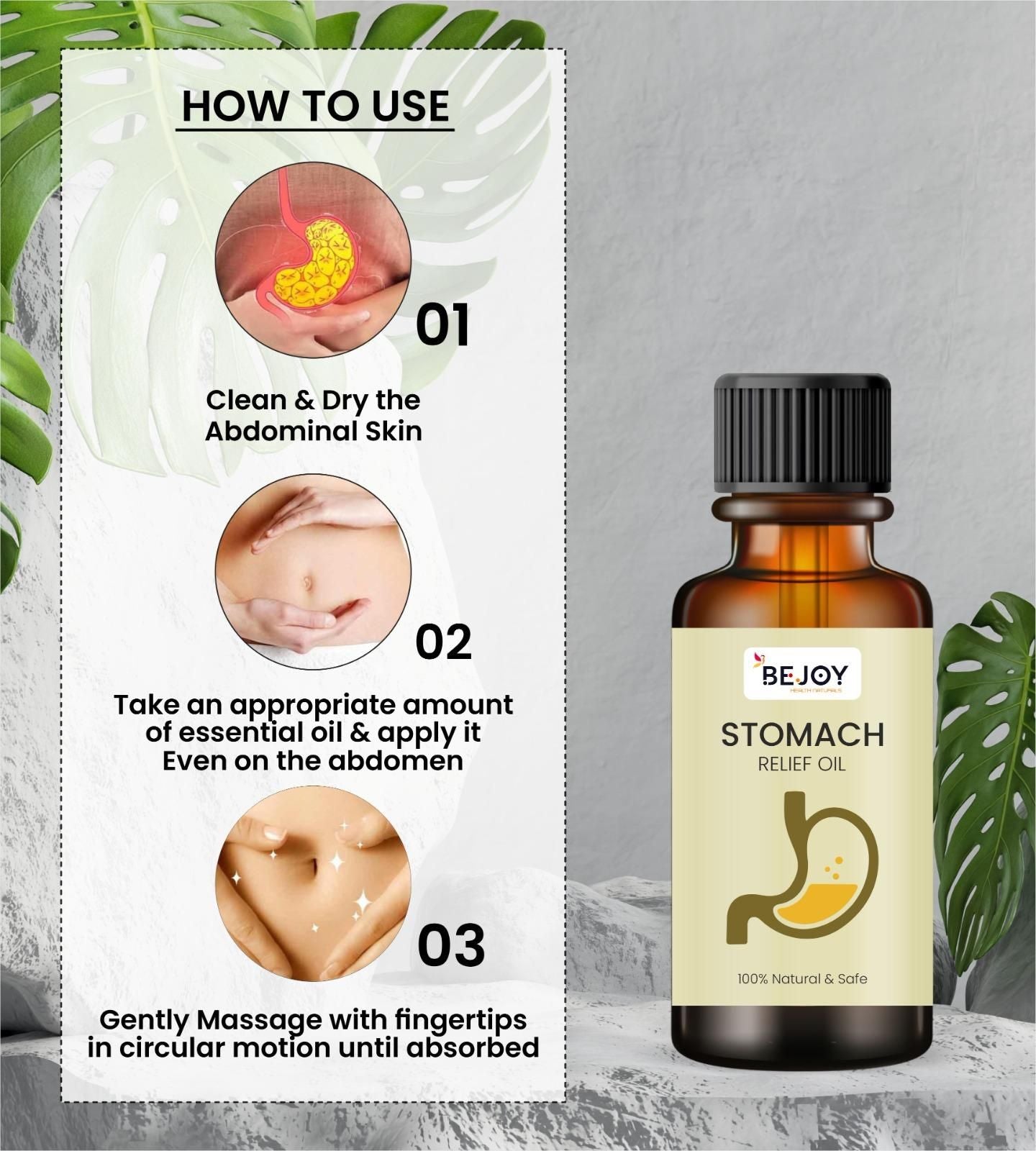 Stomach Wellness Oil 30ml Pack of 2 | Blueberry