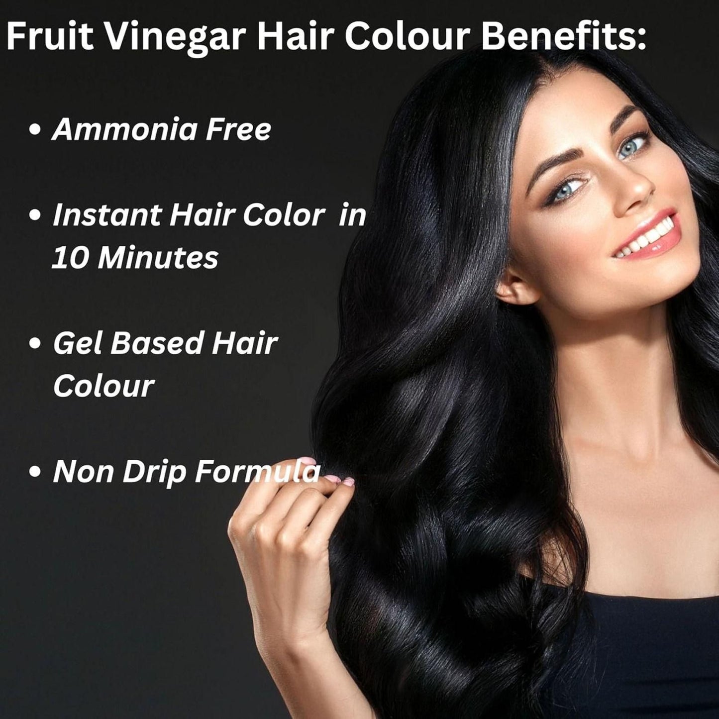Authentic Fruit Vinegar Gel Based Hair Color 125ml | Blueberry Botanicals