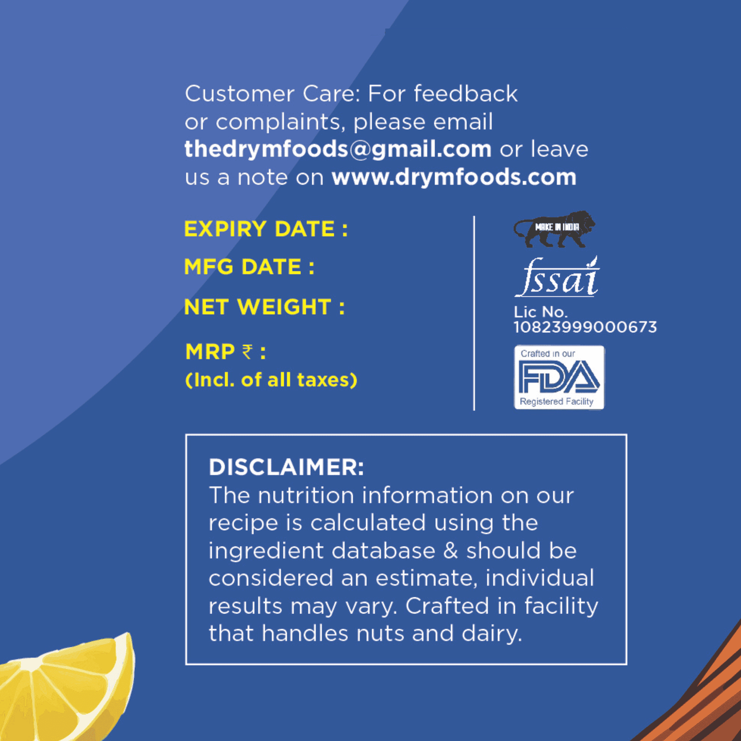 Thee CRISPYY Hamper 500g Freeze Dried Gift Set - Premium Quality Preservative Free-Blueberry Botanicals