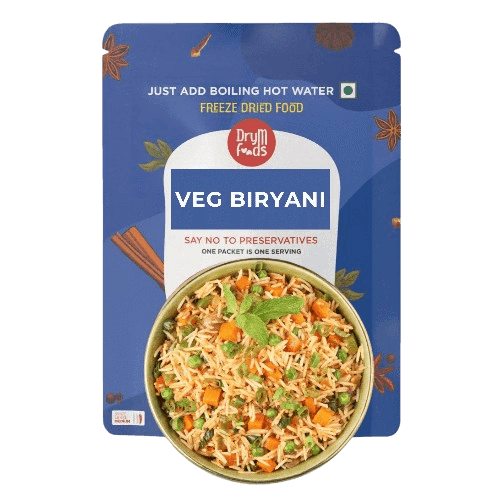 Instant Veg Biryani 90g - Aromatic Vegetable Rice Premium-Blueberry Botanicals