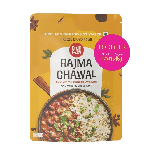 Toddler Rajma Chawal 100g - Ready to Eat Baby Food Kidney Bean Rice I Blueberry Botanicals