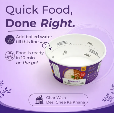 Makhni Chawal Bowl | Tomato Gravy & Rice Meal