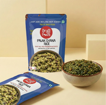 Palak Chana Rice 80g | Freeze Dried Spinach & Chickpea Meal