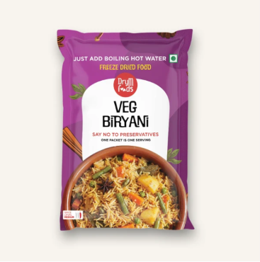 Freeze Dried Veg Biryani / Pulao 100g
