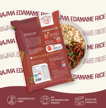 Freeze Dried Rajma Edamame Rice 80g