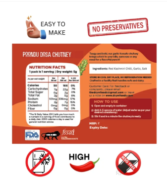 Spice Top-Up 4–5g | Kashmiri Chilli & Garlic Sprinkle