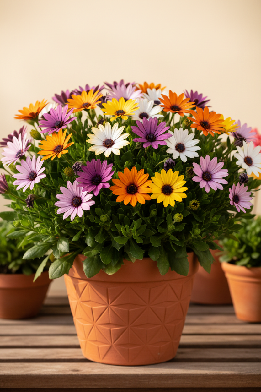 African Daisy Plant | Osteospermum | Colourful Daisy Flowering Plant India