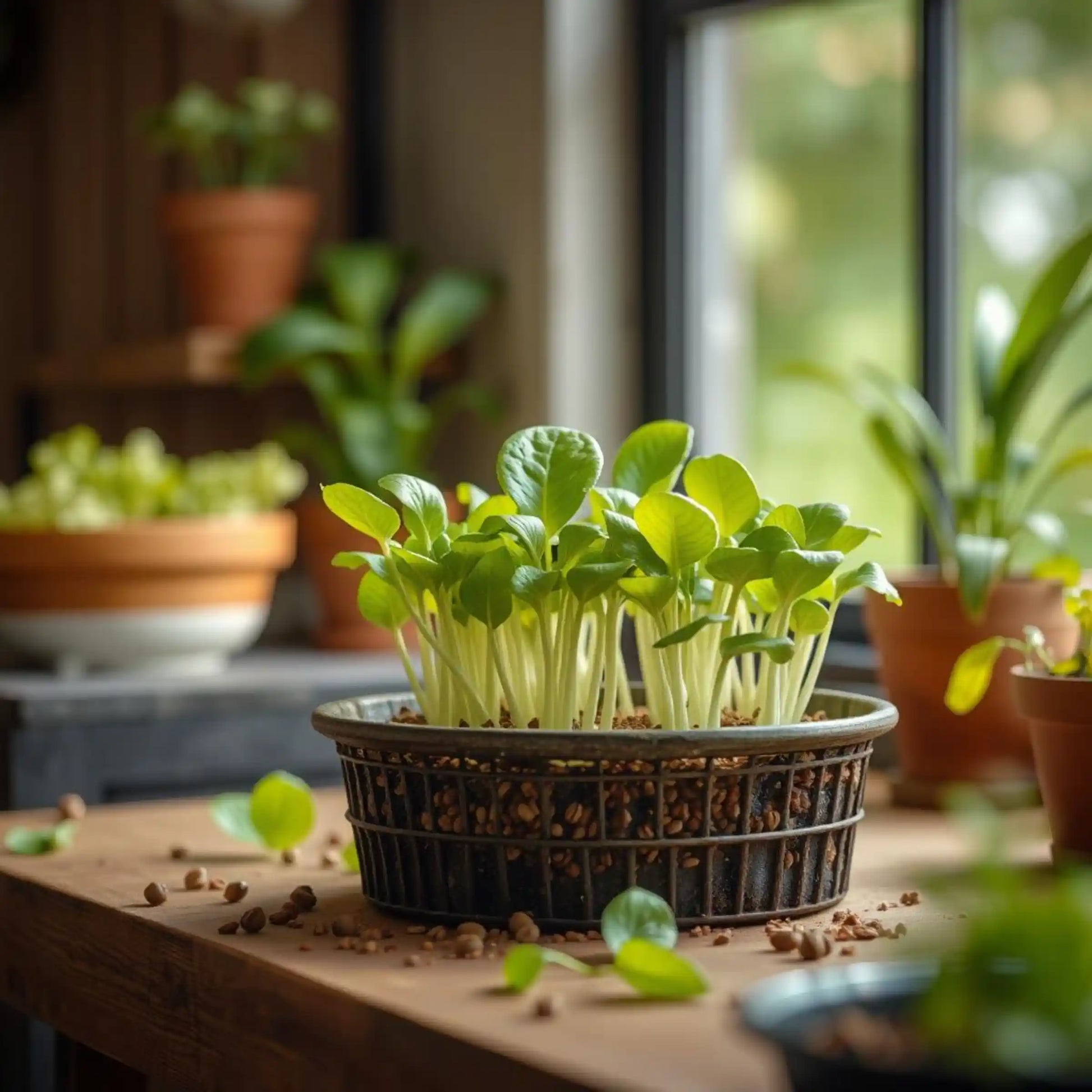 Amaranth Microgreens Seeds 100g – Fast-Growing, Nutrient-Dense Greens – Premium Quality