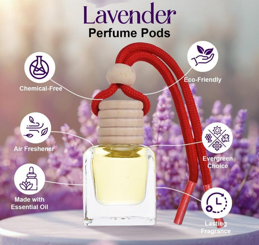 Car Air Freshener Hanging Pods - Premium Scent Diffuser | Blueberry Botanicals