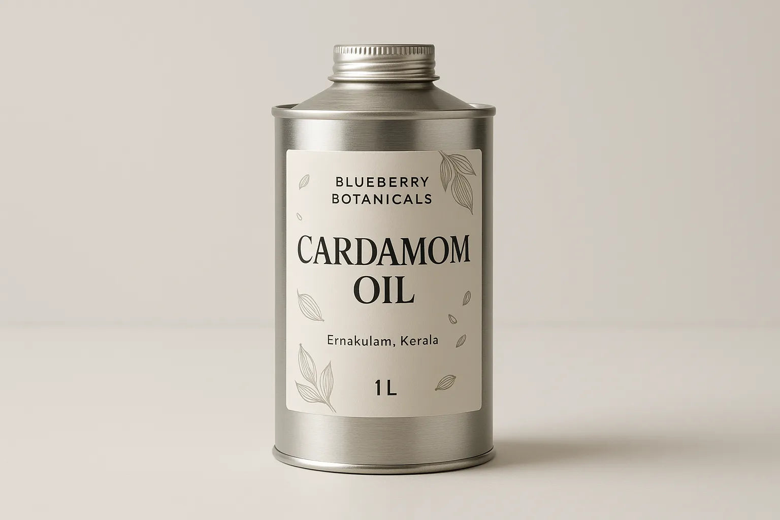 Cardamom Oil 1L - Premium Elettaria Cardamomum Pure Essential Oil