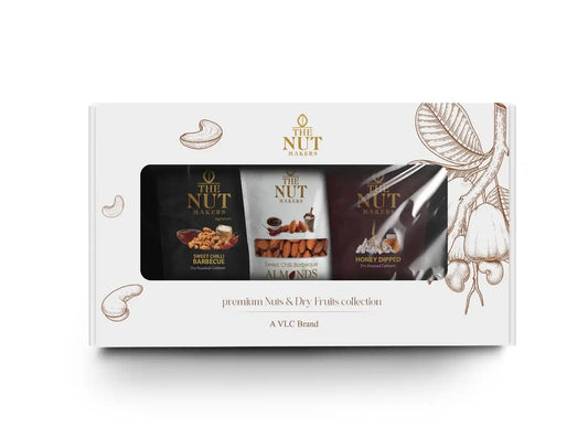 Cashew Gift Box 5 Varieties 400g Kerala Premium - Blueberry Botanicals