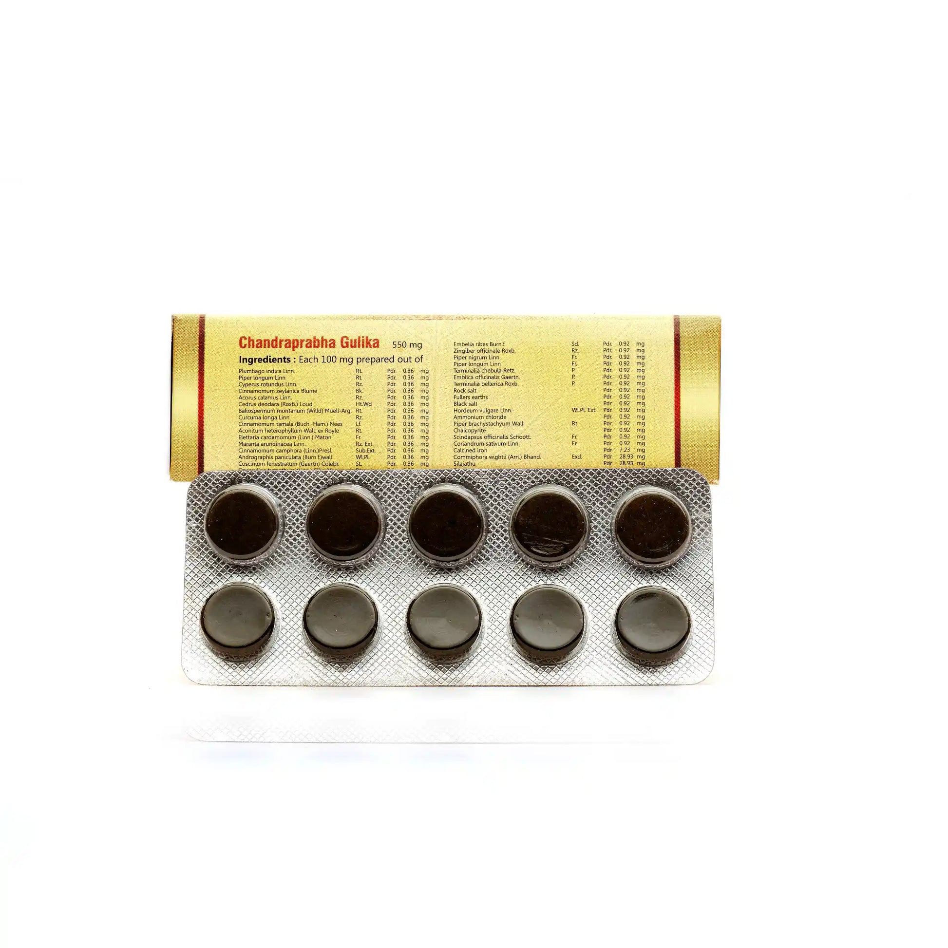 Chandra Prabha Tablets 50pcs - Ayurvedic UTI Relief & Natural Wellness-Bluebery Botanicals