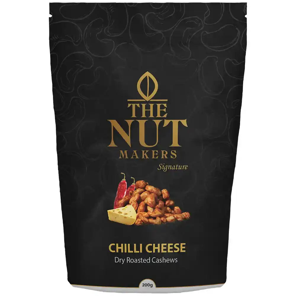 Chilli Cheese Cashews 200g Kerala Premium Spicy - Blueberry Botanicals