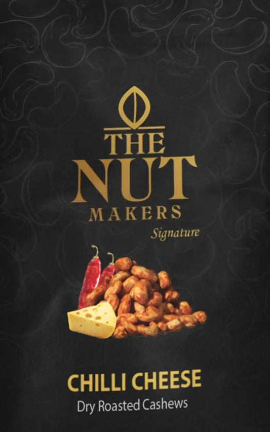 Chilli Cheese Cashews 80g Kerala Premium Spicy - Blueberry Botanicals