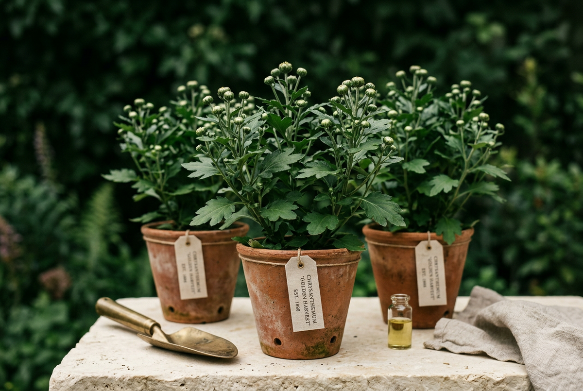 Chrysanthemum flowering saplings combo for garden planting